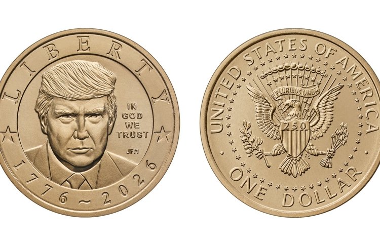 У США випустять золоту монету номіналом $1 із портретом Дональда Трампа