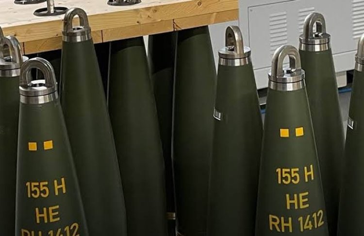 Rheinmetall вперше передав Україні 155-мм артилерійські снаряди з нового заводу
