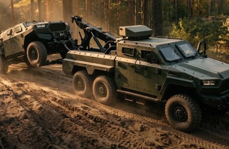 ЗСУ отримали новий броньований тягач для евакуації важкої техніки
